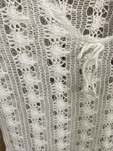 White Crochet Top