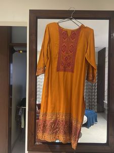 Gold Embroidered Kurti
