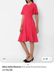 Allen Solly Fit &amp; Flare Dress