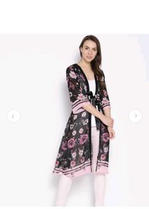 Madame Floral Print Kimono Shrug