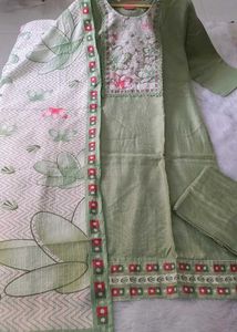 Brand New Pista Green SUIT Set