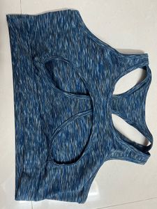 Clovia Sports Bra padded - Blue
