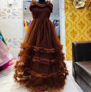 Brown Trail Gown For Me