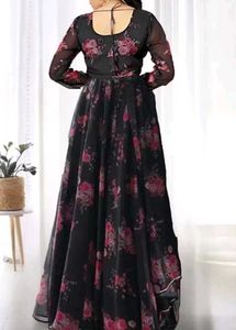 Floral Anarkali Kurta Set