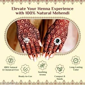 Neeta Mehendi Cone – 100% Natural HennaDeep,