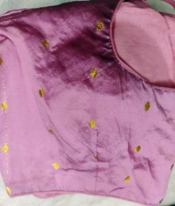 Pink Colour Silk Blouse