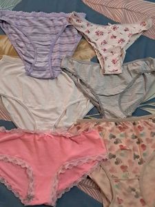 Combo Of  Six Imported Pure Cotton  Panty