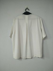 White Half-sleeve Shirt
