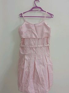 Pink Striped Sundress