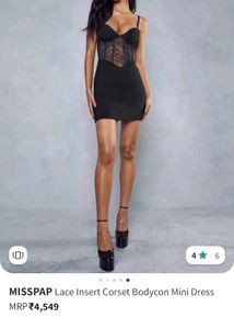 Lace Corset Bodycon Mini Dress