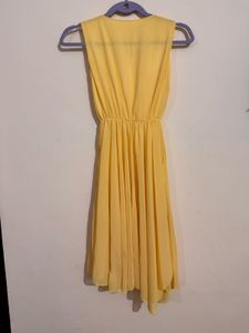 Yellow Sleeveless Dress