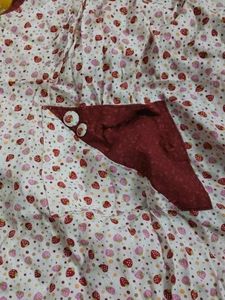Strawberry Print Dress