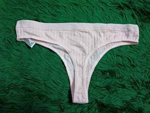 Pink Thong with Bow Detail🖤