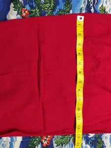 Red Printed Kurta Set