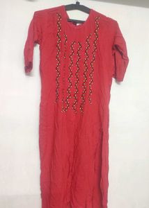 💥Red Elegent Kurti