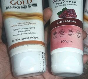 Globus Naturals Face Scrub &amp; Peel Off Mask Bundle