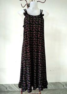 Cute Floral Slip In Midi Dress