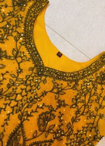 Yellow Embroidered Kurta Set