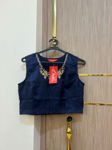 Blue IndoWestern Set (3pcs)