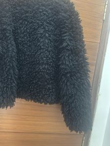 Fuzzy Black Jacket