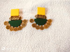 Handmade Fabric Earrings