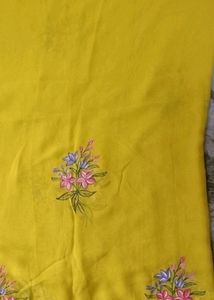 Beautiful Handprint Saree