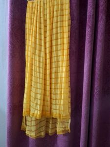 Yellow Color Silk Dupatta