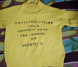 Yellow Woolen Crop Top