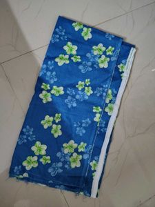 Blue Floral Fabric