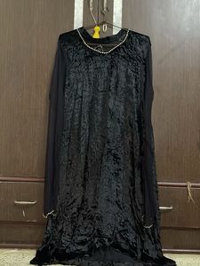 Velvet Rhinestone Dress XXL