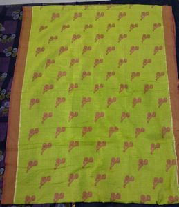 Beautiful Olive Green Pattu Saree