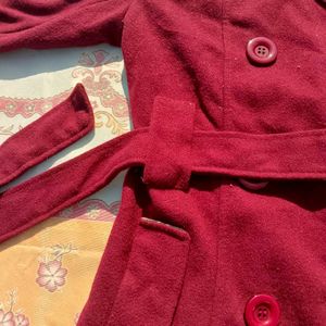 Women’s Maroon Winter Coat |