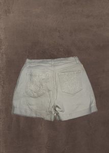 Cute White Denim Shorts