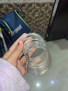 Silver Bangle Set