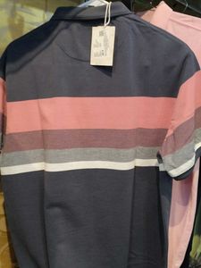 Men&#39;s Striped Polo Shirt 2XL