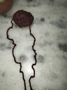 curtain holder brown colour