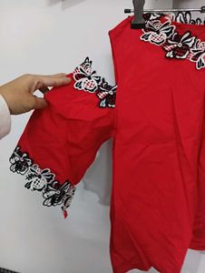 Red Cute Top