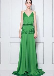 Vintage Emerald Green Formal Dress