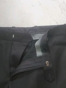 Excellent Black Trouser Viscose Metty Fabric