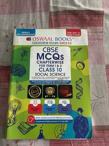 Class 10 Practice Book Of Social Science