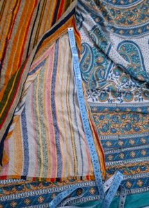 Multicoloured Striped Cotton Kurta