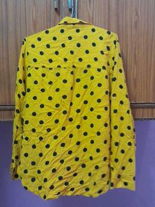 Vintage Polka Dot Button-Down