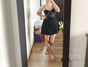 New Elegant Black Party Dress
