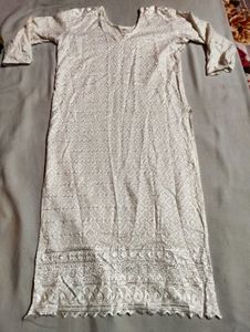 New Women White Stylish Kurta 💗