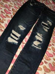 Distressed American Eagle Jeans