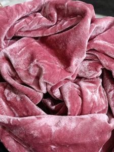 Shein Pink Velvet Cold Shoulder Dress