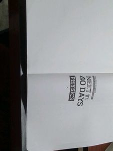 NEET in 40 Days Physics