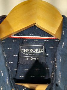 Cherokee Printed Button Down Shirt(Boys)