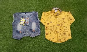 Kids Jaket&amp;shirt Fool Sleeve