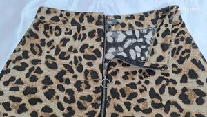 Leopard Print Mini Skirt